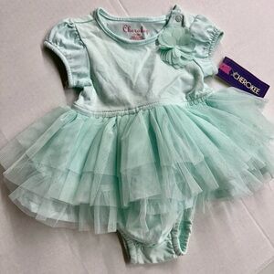 Cherokee Mint tutu dress (0-3 month) NWT